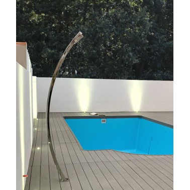 Außendusche Luna COLD AMA Luxury Shower Panorama am Pool