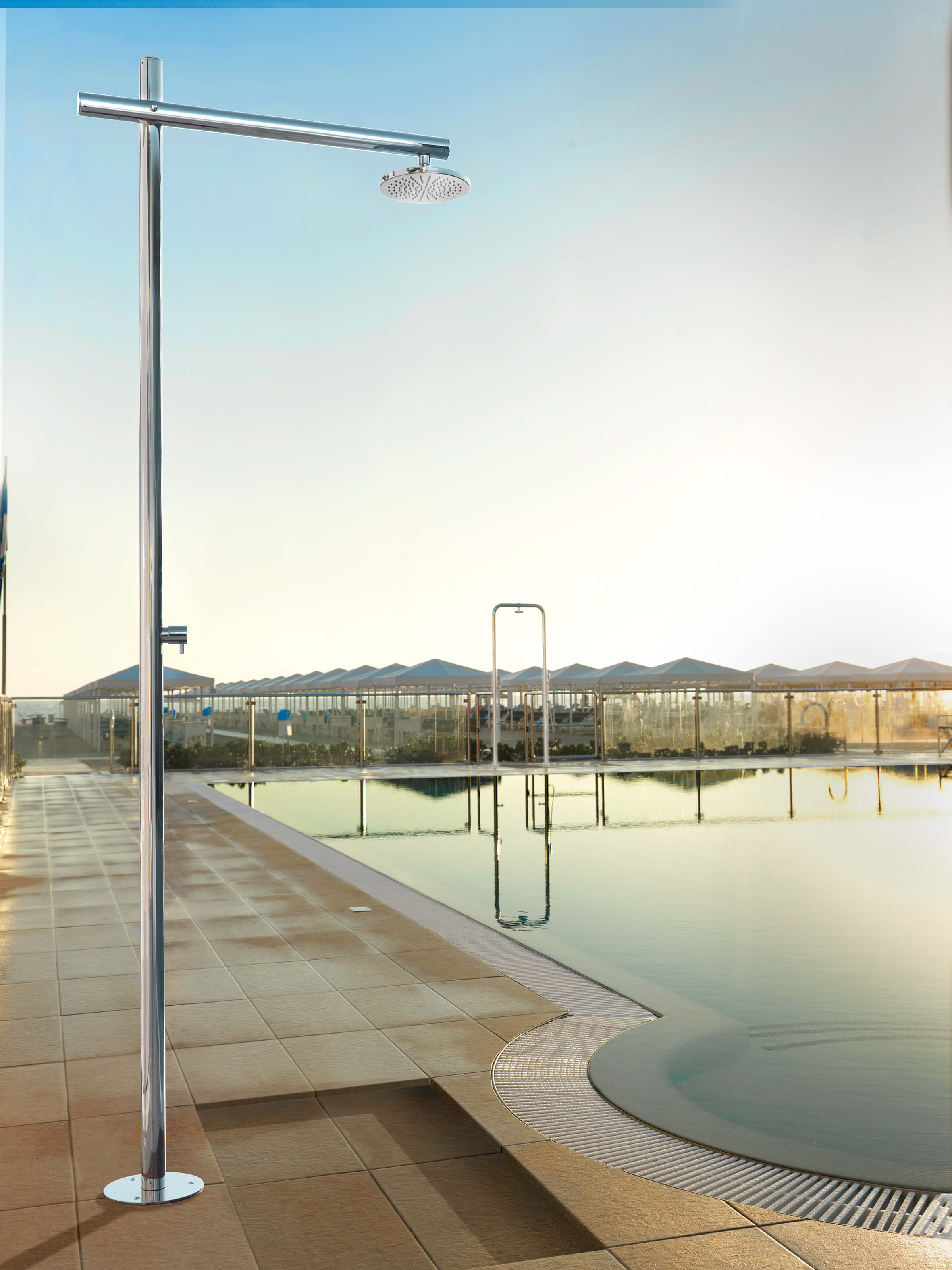 Außendusche Onda von Fontealta Panorama Pool
