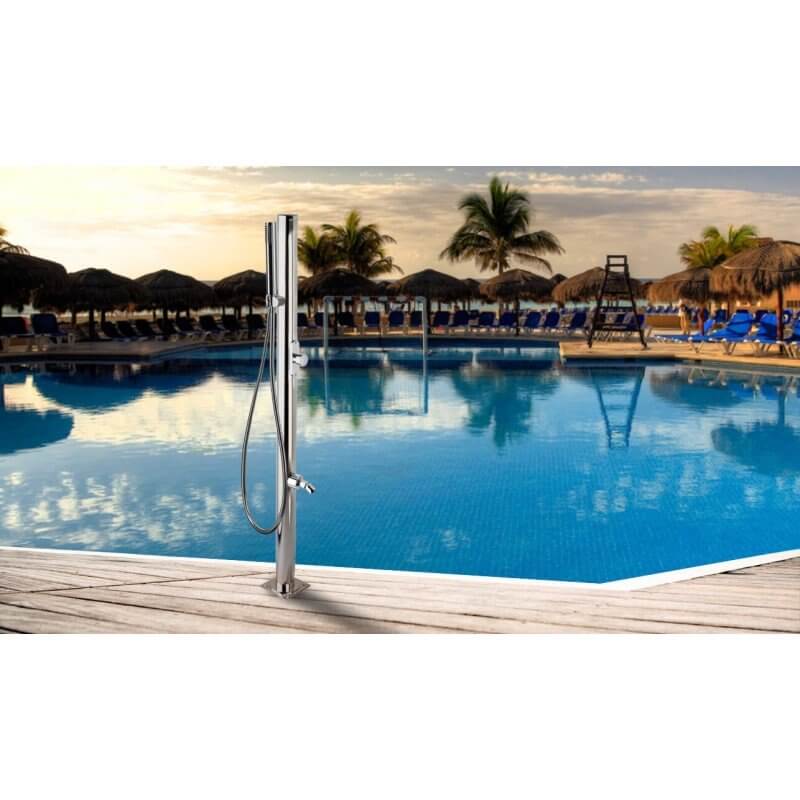 Wassersäule mit Hand- und Fußdusche von AMA Luxury Shower Panorama Pool